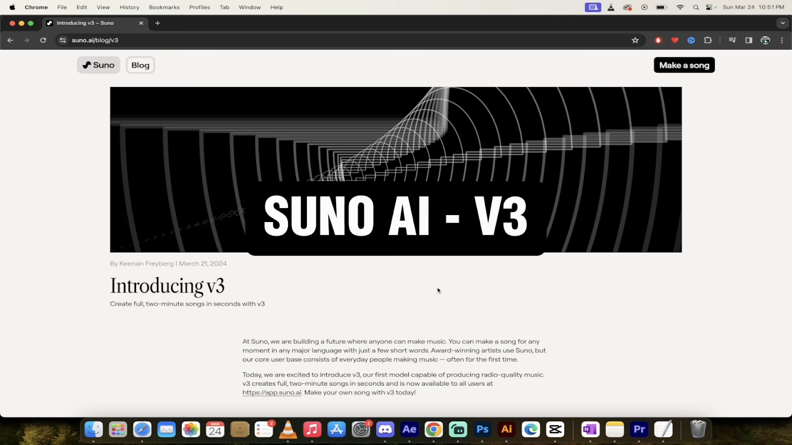 Sunno AI V3 介绍